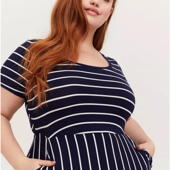 Torrid Midi Super Soft -Knits Dress~Sz. 4~w/pockets NWOT - Picture 2 of 10